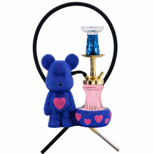 Load image into Gallery viewer, Diamond & Metallic Bear Hookahs 🐻💎✨