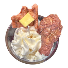 Load image into Gallery viewer, Chicken & Waffles + Maple Syrup 14oz Soy Candle