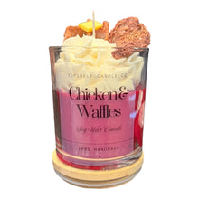 Load image into Gallery viewer, Chicken & Waffles + Maple Syrup 14oz Soy Candle