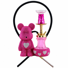 Load image into Gallery viewer, Diamond &amp; Metallic Bear Hookahs 🐻💎✨

