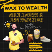 Online Only🌟 Wax to Wealth: Masterclass All 3 Classes in One! Save $150‼️ Everything Is Shipped To Your Door‼️